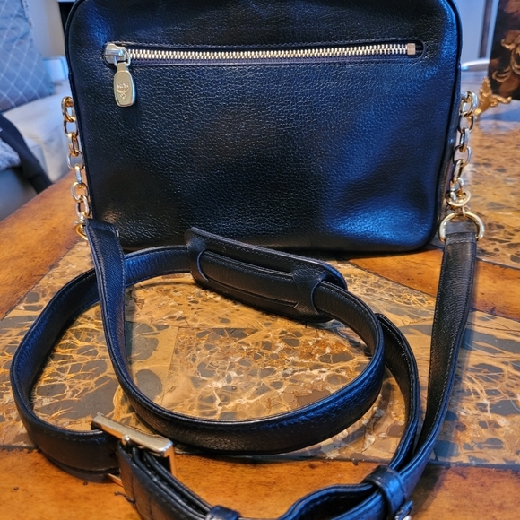 MCM Black Leather Chain Shoulder Bag - Picture 2 of 12
